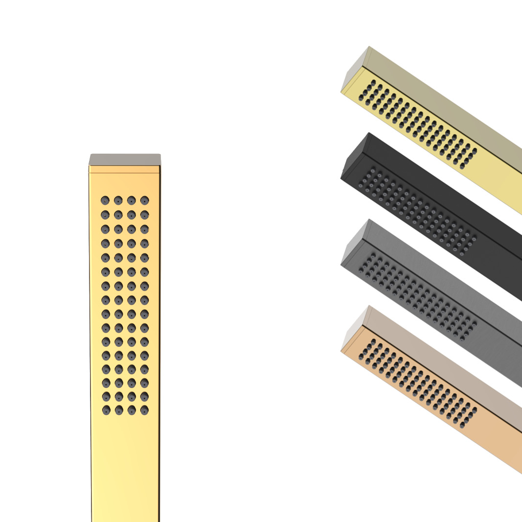 B10801 Single Jet Square Hand Shower