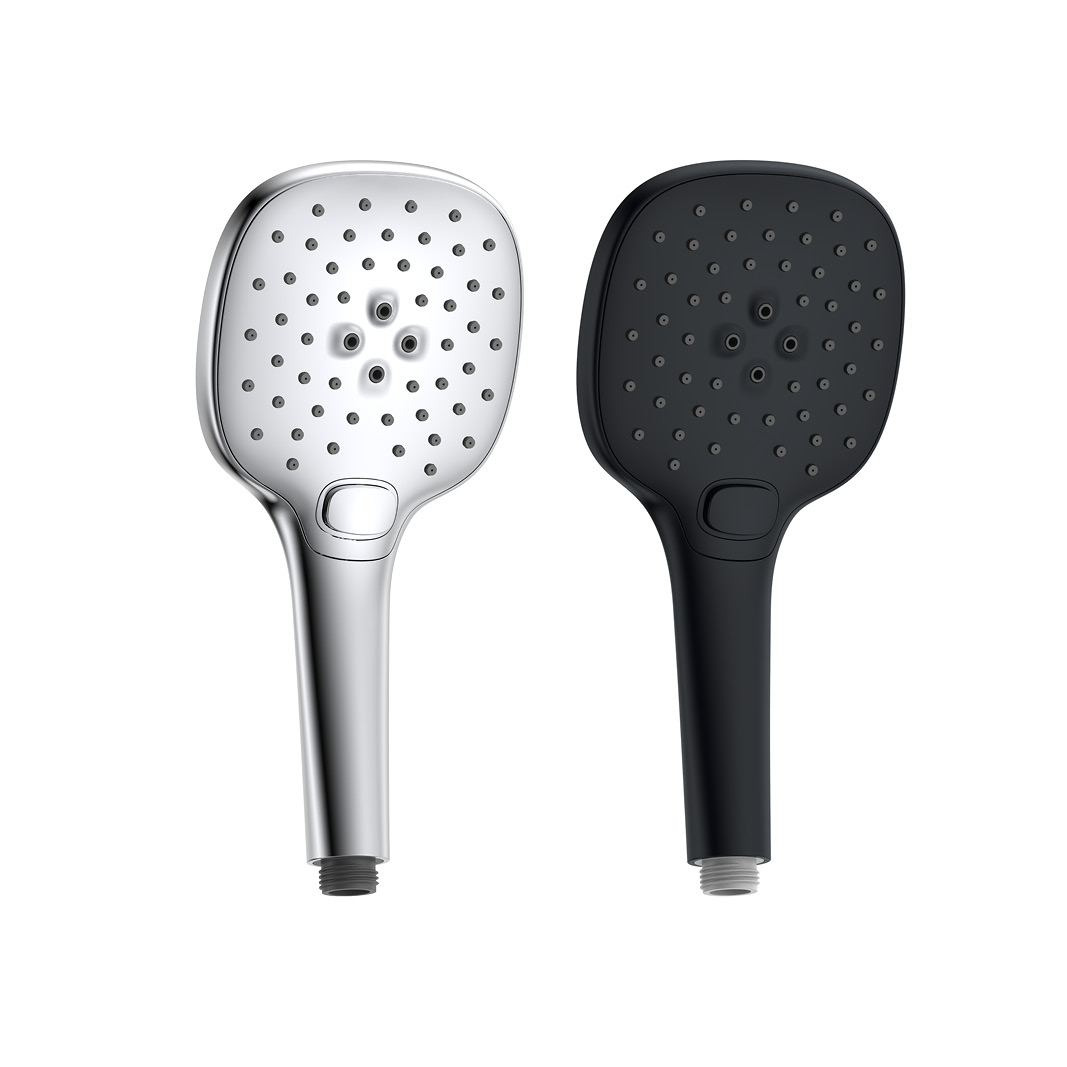 B80231 3-Jet Square Hand Shower