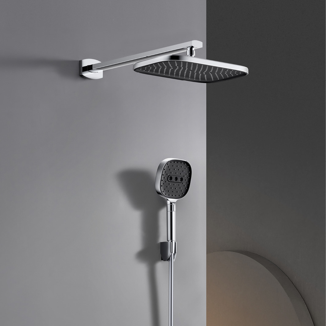 B90820 2-Jet Square Hand Shower