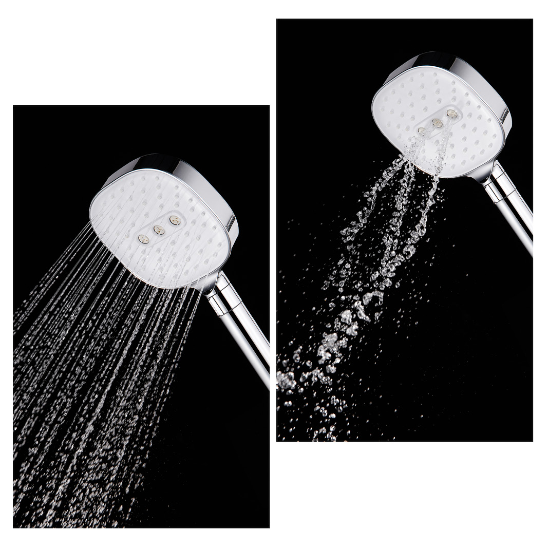 B90820 2-Jet Square Hand Shower