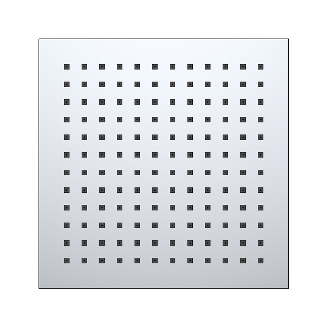 A10701 8-inch Single jet Square Rain Shower Head