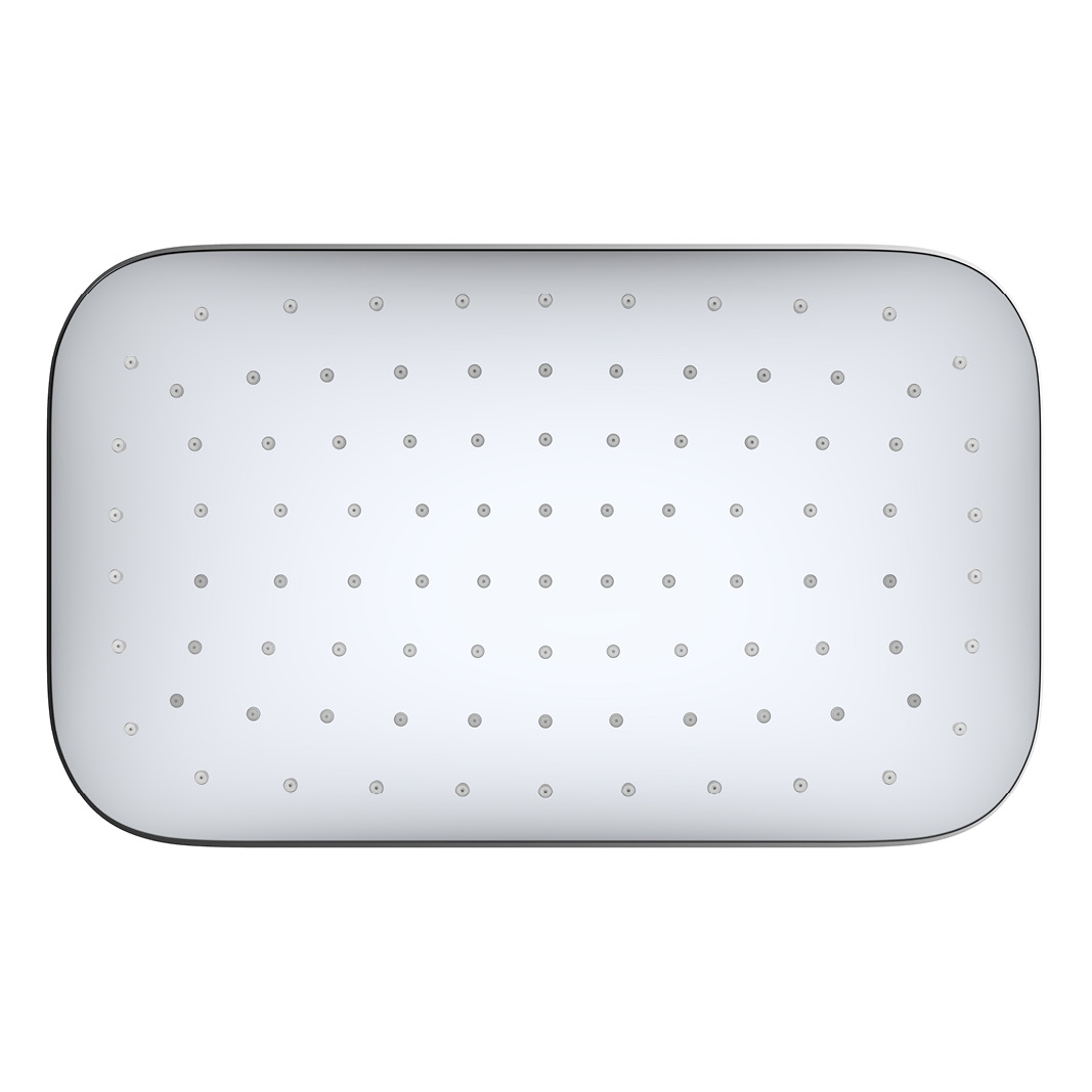 A13801 Single Jet Square Rain Shower Head