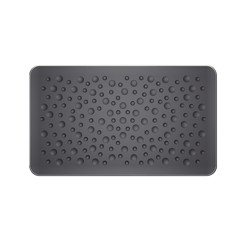 A16103 Single Square Self-Cleaning Rain Shower Head