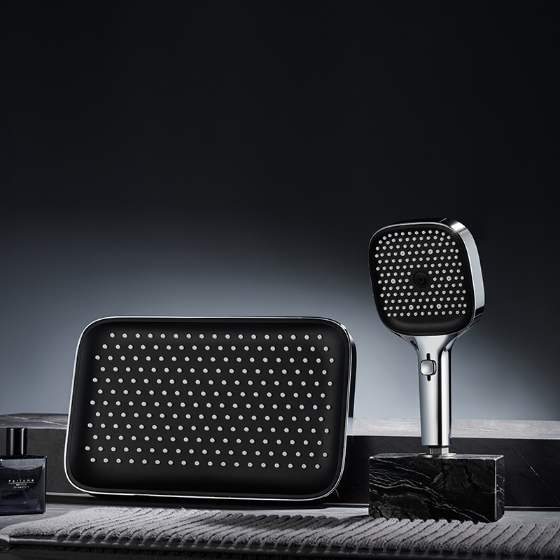 B91330 3-Jet Square Hand Shower