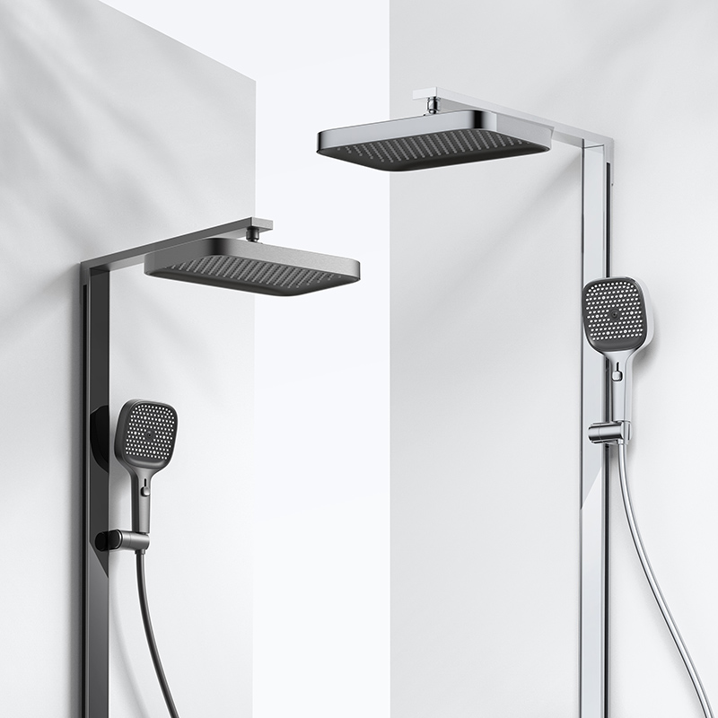 A14801 Single Jet Square Rain Shower Head