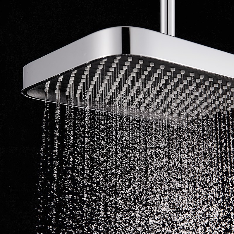 A14801 Single Jet Square Rain Shower Head