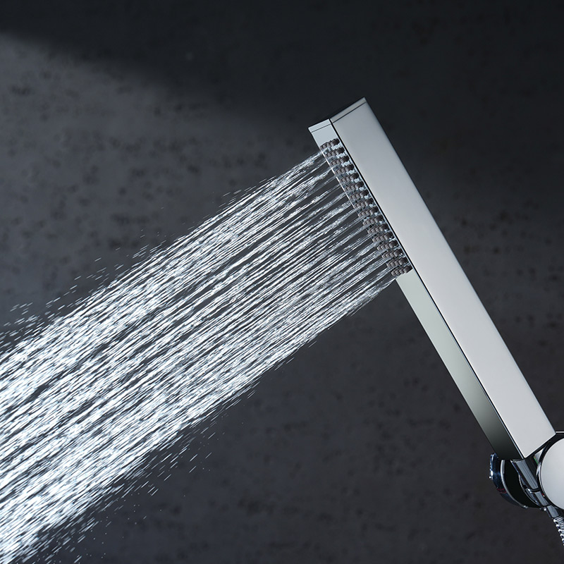 B10801 Single Jet Square Hand Shower