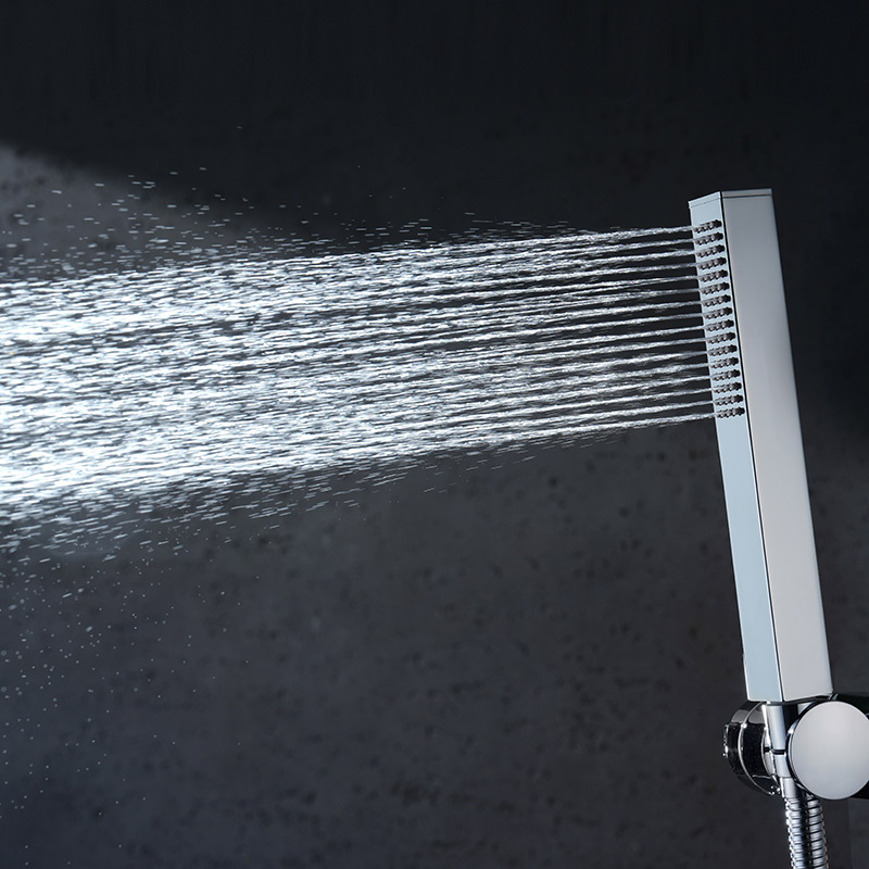 B10801 Single Jet Square Hand Shower
